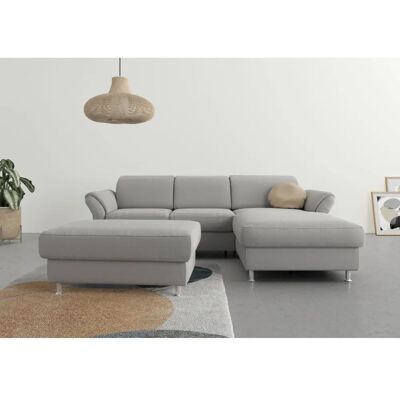 SIT & MORE Apulia L-Form Sofa - Recamiere, Bettfunktion, Poliert SIT & MORE Apulia L-Form Sofa - Recamiere, Bettfunktion, Poliert