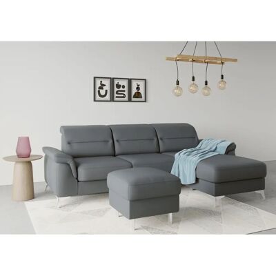 SIT & MORE Sinatra Stauraumhocker - Weiches Gewebe, Abnehmbare Sitzfläche, 100kg Max SIT & MORE Sinatra Stauraumhocker - Weiches Gewebe, Abnehmbare Sitzfläche, 100kg Max