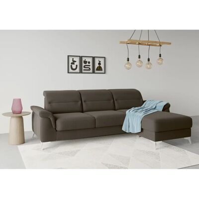SIT&MORE Sinatra L-Form Sofa - Microfaser, Recamiere rechts SIT&MORE Sinatra L-Form Sofa - Microfaser, Recamiere rechts