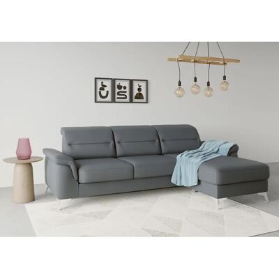 SIT & MORE Sinatra L-Form Sofa - Weiche Struktur, Rechte Recamiere SIT & MORE Sinatra L-Form Sofa - Weiche Struktur, Rechte Recamiere
