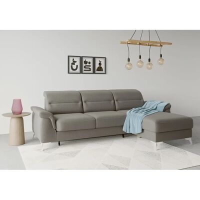 SIT & MORE Sinatra L-Form - Microfaser Euphoria Sofa mit Kopfteil SIT & MORE Sinatra L-Form - Microfaser Euphoria Sofa mit Kopfteil