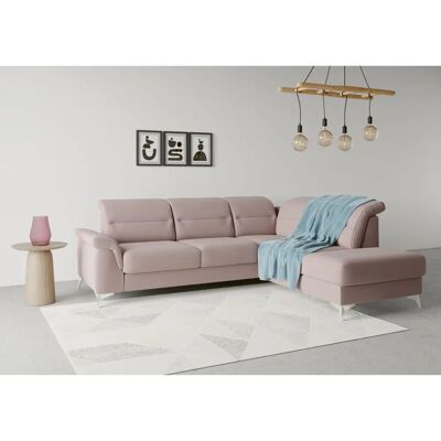 SIT&MORE Sinatra L-Form Ecksofa - Microfaser Paris - 251x85x220 cm SIT&MORE Sinatra L-Form Ecksofa - Microfaser Paris - 251x85x220 cm