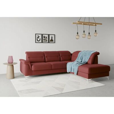 SIT & MORE Sinatra L-Form Sofa - Ecksofa, Microfaserstoff, Ottomane rechts - Sofa SIT & MORE Sinatra L-Form Sofa - Ecksofa, Microfaserstoff, Ottomane rechts - Sofa