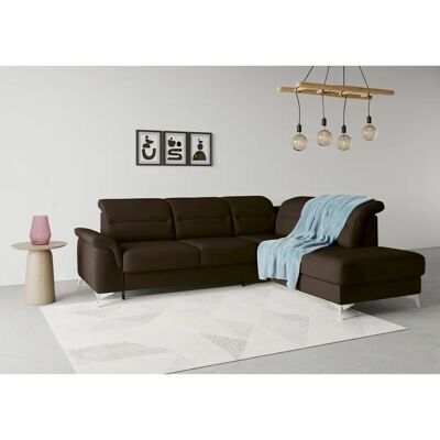 SIT&MORE Sinatra Ecksofa Mikrofaser - Verstellbarer Kopfteil SIT&MORE Sinatra Ecksofa Mikrofaser - Verstellbarer Kopfteil