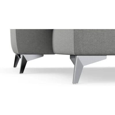 SIT & MORE Sinatra U-Form Sofa - U-förmiges Wohnzimmersofa, Microfaserbezug, Ottomane rechts SIT & MORE Sinatra U-Form Sofa - U-förmiges Wohnzimmersofa, Microfaserbezug, Ottomane rechts