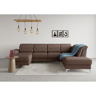 SIT&MORE Sinatra U-Form Sofa - U-Form Weiche Struktur SIT&MORE Sinatra U-Form Sofa - U-Form Weiche Struktur