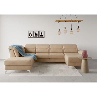 SIT & MORE Sinatra U-Form Sofa - U-Form-Mikrofaser-Couch SIT & MORE Sinatra U-Form Sofa - U-Form-Mikrofaser-Couch
