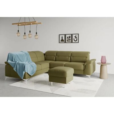 SIT & MORE Sinatra L-Form Grünes Sofa - Sofa SIT & MORE Sinatra L-Form Grünes Sofa - Sofa
