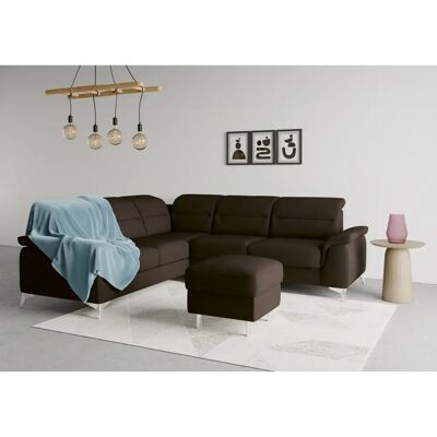 SIT & MORE Sinatra L-Form Braun Sofa - L-Form Möbel SIT & MORE Sinatra L-Form Braun Sofa - L-Form Möbel