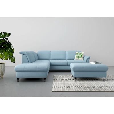 SIT & MORE Maggiore L-Form Sofa - L-Form, Blau, Ottomane links SIT & MORE Maggiore L-Form Sofa - L-Form, Blau, Ottomane links