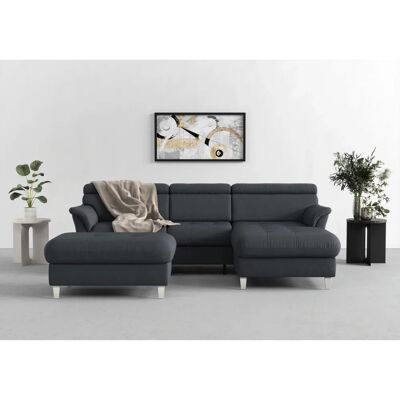 SIT & MORE Marano L-Form Sofa - Recamiere, Bettfunktion, Stoff SIT & MORE Marano L-Form Sofa - Recamiere, Bettfunktion, Stoff