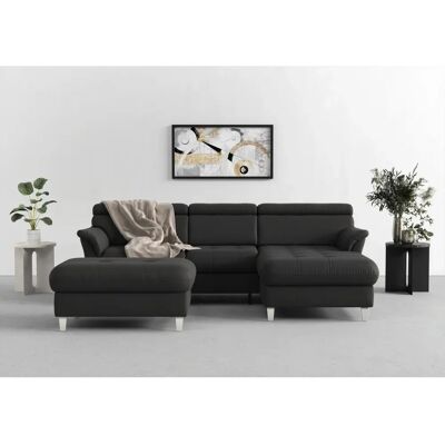 SIT&MORE Marano Mikrofaser Ecksofa - L-Form mit Stauraum SIT&MORE Marano Mikrofaser Ecksofa - L-Form mit Stauraum