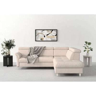 SIT & MORE Marano L-Form - Mikrofaser-Sofa mit Ottomane & Kopfteilverstellung SIT & MORE Marano L-Form - Mikrofaser-Sofa mit Ottomane & Kopfteilverstellung