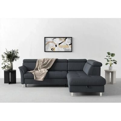 SIT & MORE Marano L-Form Grau Sofa mit Bett & Stauraum SIT & MORE Marano L-Form Grau Sofa mit Bett & Stauraum