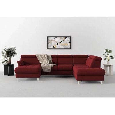SIT & MORE Marano U-Form Sofa - Microfaser, Ottomane rechts, Ohne Bettfunktion SIT & MORE Marano U-Form Sofa - Microfaser, Ottomane rechts, Ohne Bettfunktion