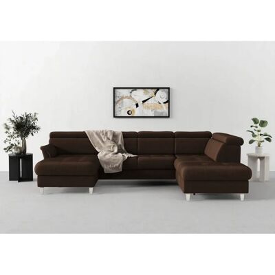 SIT & MORE Marano U-Form Sofa - Microfaser ALTARA NUBUCK - 7 Sitze SIT & MORE Marano U-Form Sofa - Microfaser ALTARA NUBUCK - 7 Sitze