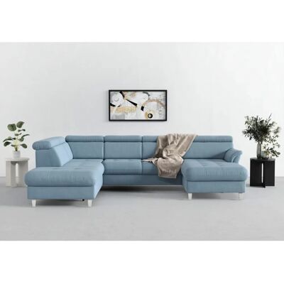 SIT & MORE Marano U-Form Sofa - Blau - U-förmiges Sofa SIT & MORE Marano U-Form Sofa - Blau - U-förmiges Sofa