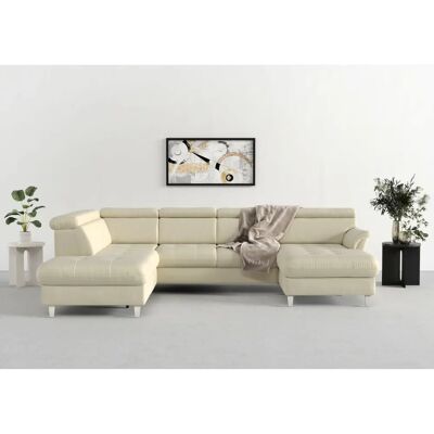 SIT & MORE Marano U-Form Beige Sofa - U-förmiges Sofa SIT & MORE Marano U-Form Beige Sofa - U-förmiges Sofa