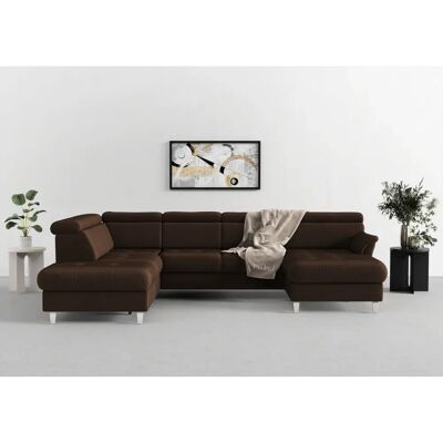 SIT & MORE Marano U-Form braun Sofa - Wohnlandschaft SIT & MORE Marano U-Form braun Sofa - Wohnlandschaft
