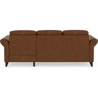 SIT&MORE Mellum L-Form Sofa - Lederoptik Mikrofaserm, Recamiere rechts SIT&MORE Mellum L-Form Sofa - Lederoptik Mikrofaserm, Recamiere rechts