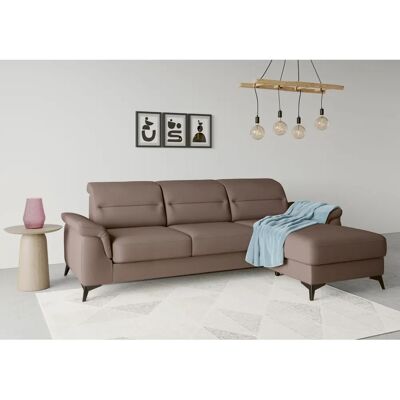 SIT & MORE Sinatra L-Form Braun Sofa - Couch SIT & MORE Sinatra L-Form Braun Sofa - Couch