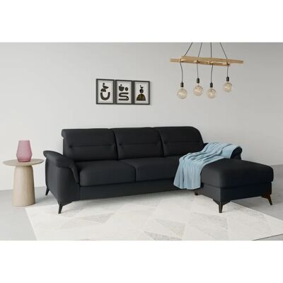 SIT & MORE Sinatra L-Form Sofa - Weiche Struktur, Recamiere, 258x170x85cm SIT & MORE Sinatra L-Form Sofa - Weiche Struktur, Recamiere, 258x170x85cm