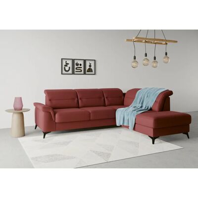 SIT&MORE Sinatra L-Form Sofa - bordeaux - Sofas SIT&MORE Sinatra L-Form Sofa - bordeaux - Sofas