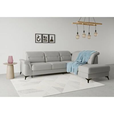 SIT&MORE Sinatra L-Form Sofa - Microfaser Euphoria, Ottomane rechts SIT&MORE Sinatra L-Form Sofa - Microfaser Euphoria, Ottomane rechts