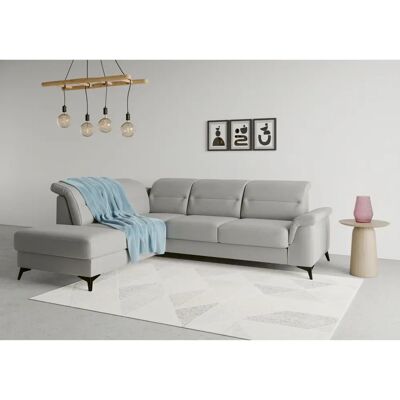 SIT&MORE Sinatra L-Form Grau Stoffsofa - Sofa SIT&MORE Sinatra L-Form Grau Stoffsofa - Sofa