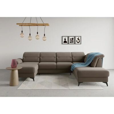 SIT & MORE Sinatra U-Form Sofa - taupe SIT & MORE Sinatra U-Form Sofa - taupe