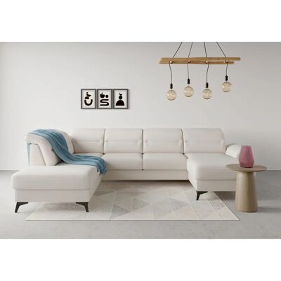 SIT & MORE Sinatra U-Form Beiges Sofa - U-Form SIT & MORE Sinatra U-Form Beiges Sofa - U-Form