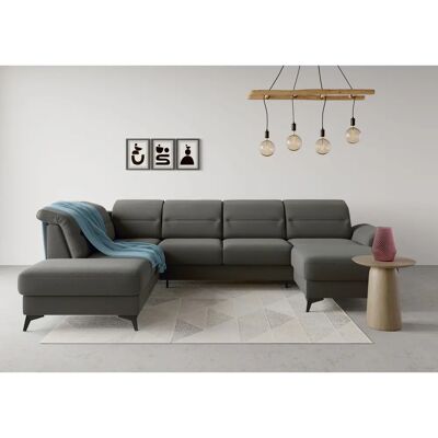 SIT & MORE Sinatra U-Form U-Sofa - Microfaser Paris SIT & MORE Sinatra U-Form U-Sofa - Microfaser Paris