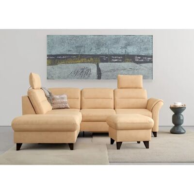 SIT & MORE Mellum L-Form Ecksofa - Mikrofaser, mit Stauraum & Bettfunktion SIT & MORE Mellum L-Form Ecksofa - Mikrofaser, mit Stauraum & Bettfunktion