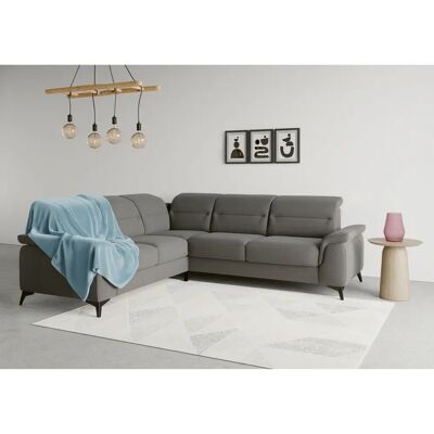 SIT & MORE Sinatra L-Form Sofa - L-Form Microfaser Couch SIT & MORE Sinatra L-Form Sofa - L-Form Microfaser Couch