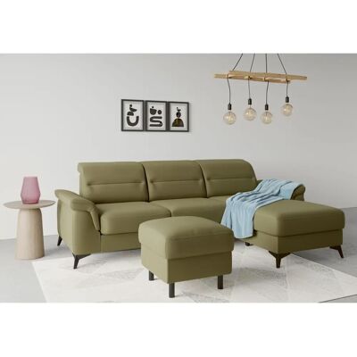 SIT & MORE Sinatra Stauraumhocker - Weiches Gewebe, Abnehmbares Sitz, Schwarze Füße SIT & MORE Sinatra Stauraumhocker - Weiches Gewebe, Abnehmbares Sitz, Schwarze Füße