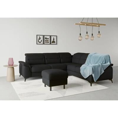 SIT & MORE Sinatra L-Form Sofa - Weiche Struktur, Verstellbare Kopfstützen, 251cm SIT & MORE Sinatra L-Form Sofa - Weiche Struktur, Verstellbare Kopfstützen, 251cm