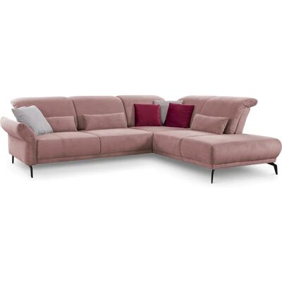 INOSIGN Coco L-Form Rosa Sofa - Bezug Feincord INOSIGN Coco L-Form Rosa Sofa - Bezug Feincord