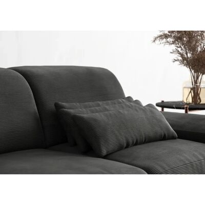 SIT&MORE - Cabana - anthrazit - Feincord - Kissenbezüge SIT&MORE - Cabana - anthrazit - Feincord - Kissenbezüge