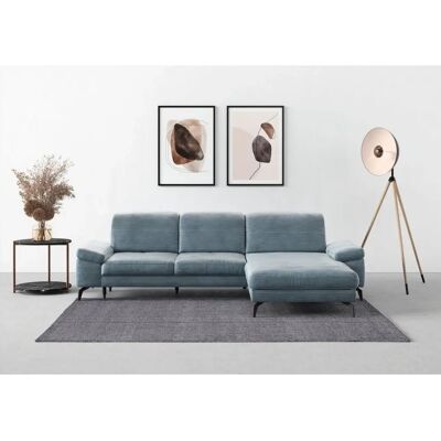 SIT & MORE Cabana L-Form Sofa - Blau-Grau - Recamiere rechts SIT & MORE Cabana L-Form Sofa - Blau-Grau - Recamiere rechts