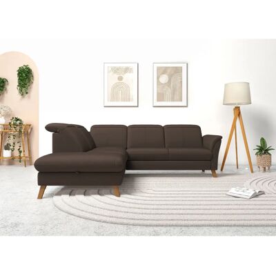 SIT & MORE Romero L-Form Sofa - Elektrisch, Linke Ottomane, Luxus-Mikrofaser SIT & MORE Romero L-Form Sofa - Elektrisch, Linke Ottomane, Luxus-Mikrofaser