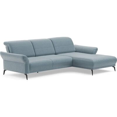 INOSIGN Coco L-Form Blau Breitcord Sofa - Sofa INOSIGN Coco L-Form Blau Breitcord Sofa - Sofa