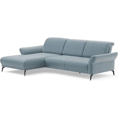 INOSIGN Coco L-Form - Breitcord Sofa, Blau-Grau, 284cm INOSIGN Coco L-Form - Breitcord Sofa, Blau-Grau, 284cm