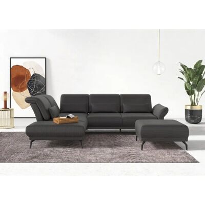 INOSIGN Coco L-Form Sofa - Breitcord, grau, 294cm INOSIGN Coco L-Form Sofa - Breitcord, grau, 294cm
