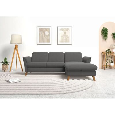 SIT & MORE Romero L-Form Sofa - Grau - 245x91x178cm SIT & MORE Romero L-Form Sofa - Grau - 245x91x178cm