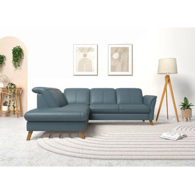 SIT&MORE Romero L-Form Sofa - Microfaser Lederoptik, Bunt, 250x91x220 cm SIT&MORE Romero L-Form Sofa - Microfaser Lederoptik, Bunt, 250x91x220 cm