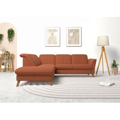 SIT & MORE Romero L-Form orange Sofa - Ecksofa SIT & MORE Romero L-Form orange Sofa - Ecksofa