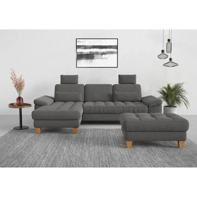SIT & MORE Westham L-Form Sofa - Grau - 275cm SIT & MORE Westham L-Form Sofa - Grau - 275cm