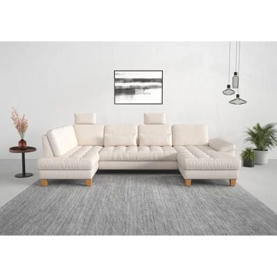 SIT & MORE Westham U-Form Sofa - Microfaser ALTARA NUBUCK - Beige SIT & MORE Westham U-Form Sofa - Microfaser ALTARA NUBUCK - Beige