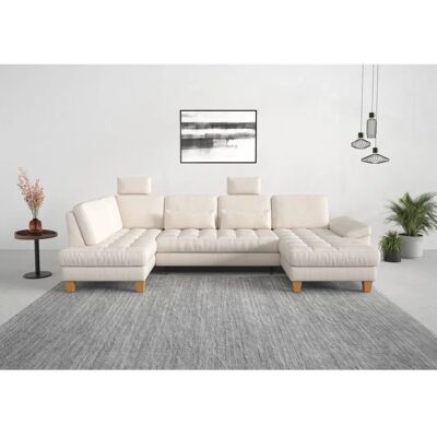 SIT & MORE Westham U-Form U-Shape Sofa Microfaser Beige - Sofa SIT & MORE Westham U-Form U-Shape Sofa Microfaser Beige - Sofa