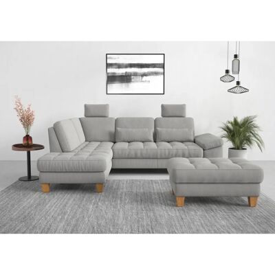 SIT & MORE Westham L-Form Sofa - Weiche Struktur, Ottomane links SIT & MORE Westham L-Form Sofa - Weiche Struktur, Ottomane links